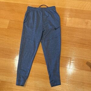 Nike Kids Grey Joggers with Logo